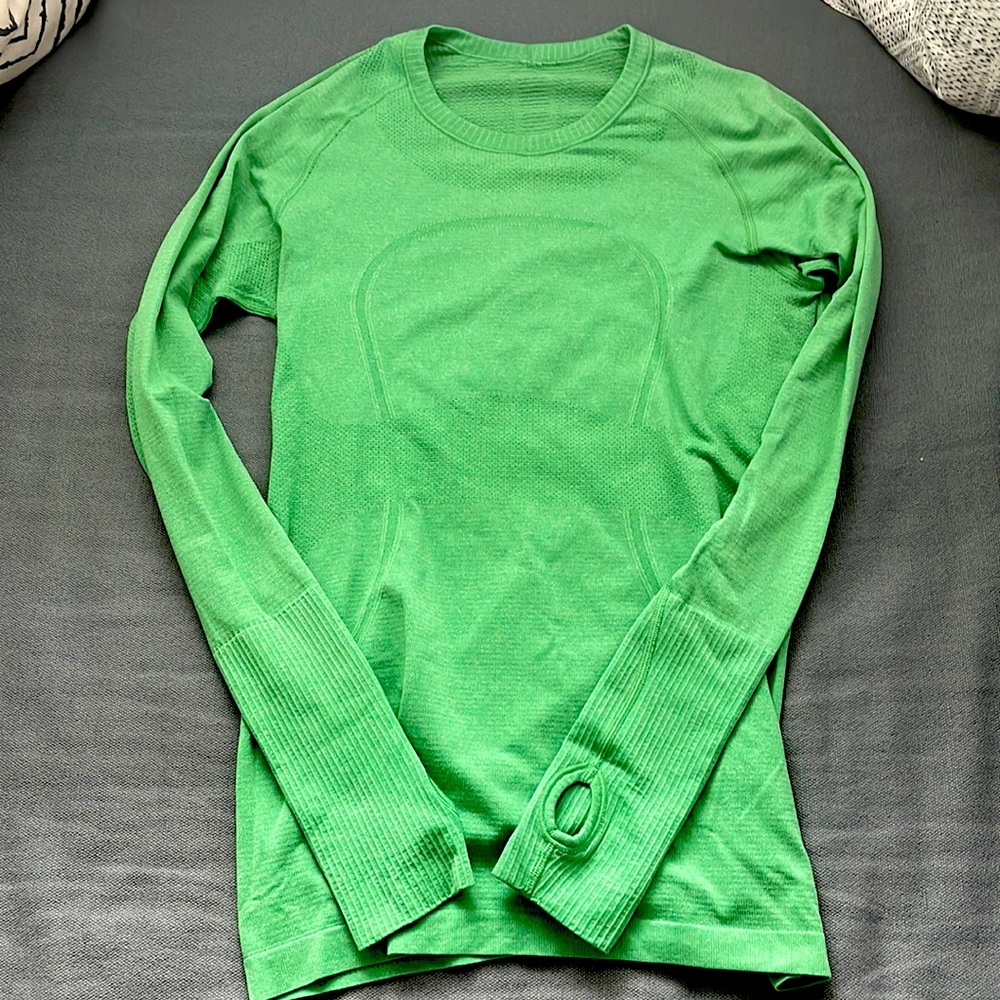 Green Lulu Lemon long sleeve